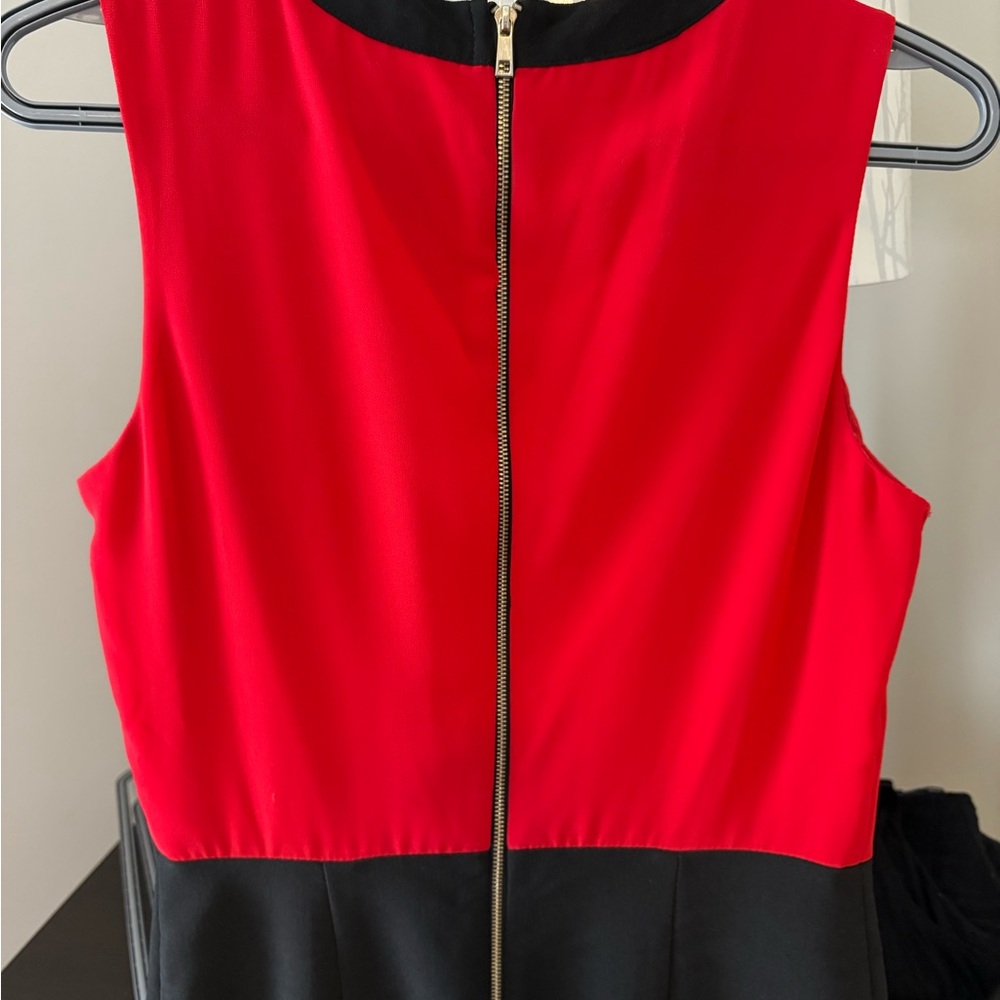 Suzy Shier Strapless Red and Black Dress - Picture 9 of 12